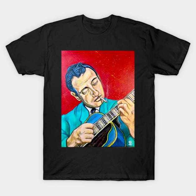 Django Reinhardt T-Shirt by StewStudio